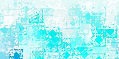 Light blue vector background with polygonal forms.