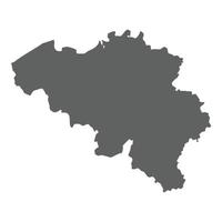 detailed map of belgium vector