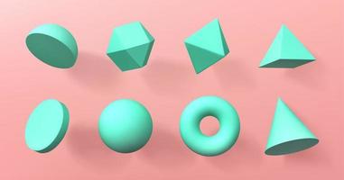 formas geométricas 3d, figuras geométricas voluminosas