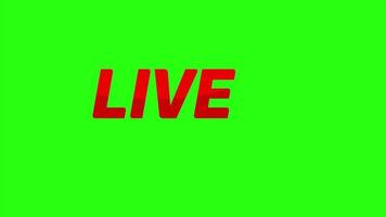 Live Streaming Broadcasting in Green Screen video