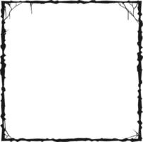 Frame for Creepy and Horror Theme vector