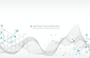 Abstract futuristic technology white vector background