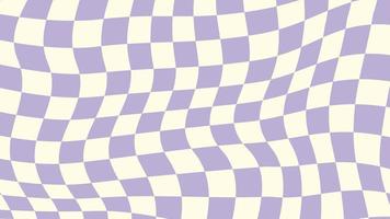 cute aesthetics distorted pastel purple and yellow checkerboard, gingham, plaid, checkered, tartan wallpaper illustration, perfect for banner, backdrop, postcard, background, wallpaper vector