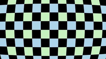 cute aesthetics distorted multi-color, green, blue and black checkerboard, gingham, plaid, checkered, tartan wallpaper illustration, perfect for banner, backdrop, postcard, background, wallpaper vector