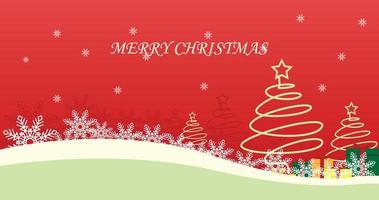 merry christmas background with copy space area. suitable to us on christmas event. vector