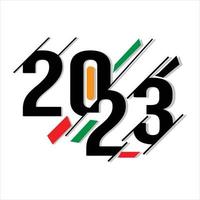 Happy new year vector 2023