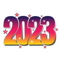 web2023 feliz año nuevo vector