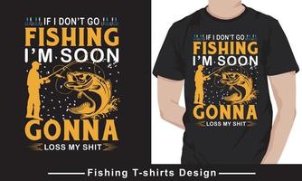 diseño de camiseta de pesca pro vector