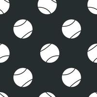 Hand drawn seamless pattern. Tennis balls vector