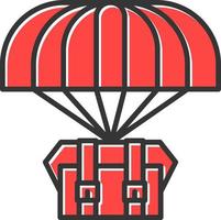 Airdrop Creative Icon Design vector