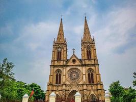 Sacred Heart Cathedral at guangzhou china.The Sacred Heart Cathedral is a Catholic church in the Diocese of Guangzhou photo