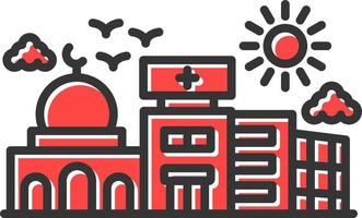 Skyscrapers Creative Icon Design vector