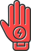 Glove Creative Icon Design vector