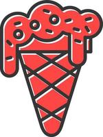Ice Cream Creative Icon Design vector