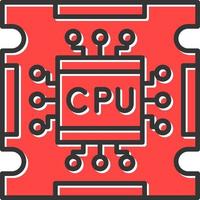 Processor Creative Icon Design vector