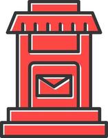 Postbox Creative Icon Design vector