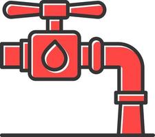 Faucet Creative Icon Design vector