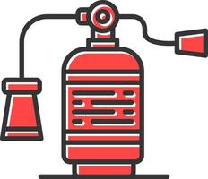 Fire Extinguisher Creative Icon Design vector