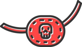 Pirates Patch Creative Icon Design vector