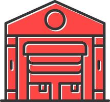 Warehouse Creative Icon Design vector