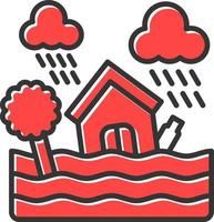 Flood Creative Icon Design vector