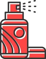 Hairspray Creative Icon Design vector