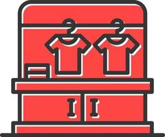 Clothes Rack Creative Icon Design vector