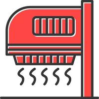 Hand Dryer Creative Icon Design vector