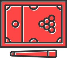 Snooker Creative Icon Design vector