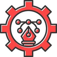 Gear Creative Icon Design vector