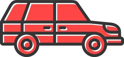 Station Wagon Creative Icon Design vector