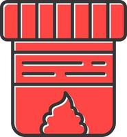 Stool Test Creative Icon Design vector