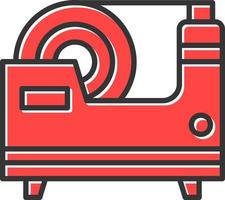 Tape Dispenser Creative Icon Design vector