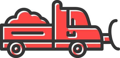 Snowplow Creative Icon Design vector