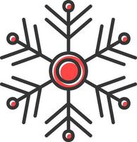 diseño de icono creativo de copo de nieve vector