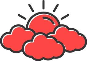 Clouds Creative Icon Design vector