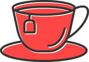 Tea Cup Creative Icon Design vector