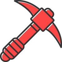 Pickaxe Creative Icon Design vector