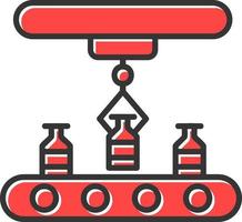 Conveyor Belt Creative Icon Design vector