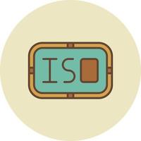Iso Creative Icon Design vector