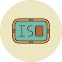 Iso Creative Icon Design vector