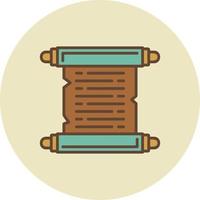 Scroll Creative Icon Design vector
