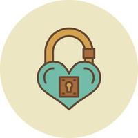 Padlock Creative Icon Design vector