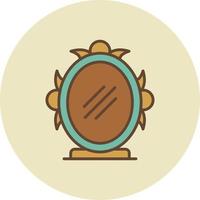 Magic Mirror Creative Icon Design vector