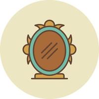 Magic Mirror Creative Icon Design vector