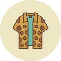 diseño de icono creativo de camisa vector