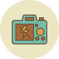 sin diseño de icono creativo flash vector