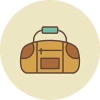 Sport Bag Creative Icon Design vector