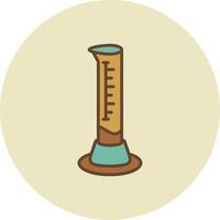 Graduated Cylinder Creative Icon Design vector