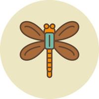 Dragonfly Creative Icon Design vector
